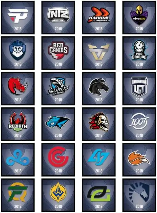 1212测试服2018电竞队伍图标上线