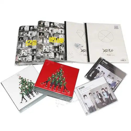 正版exo专辑mama咆哮xoxo十二月奇迹8cd 12人小音乐cd