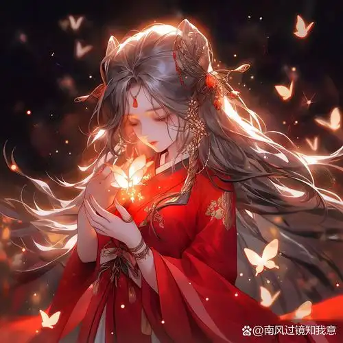 红色系头像来啦!▏古风女生头像