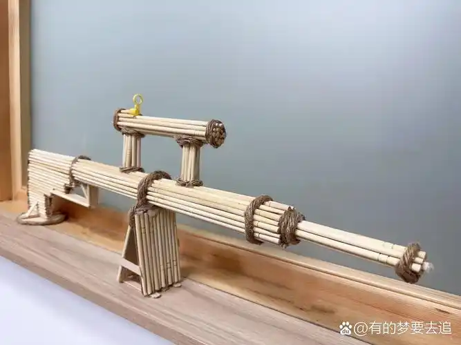 筷子手枪 幼儿园diy 废物利用