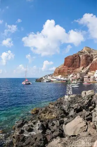 浪漫的蓝色爱琴海