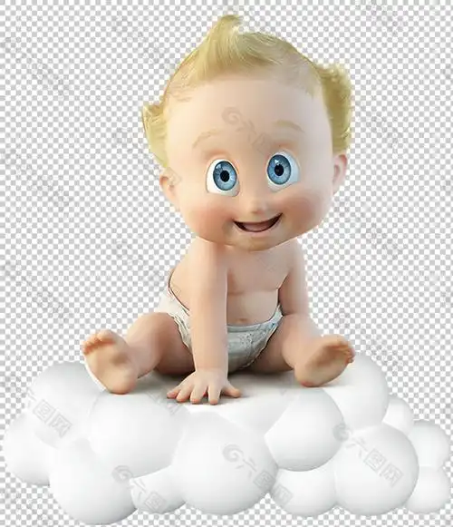 可爱卡通幼儿图免抠png透明图层素材