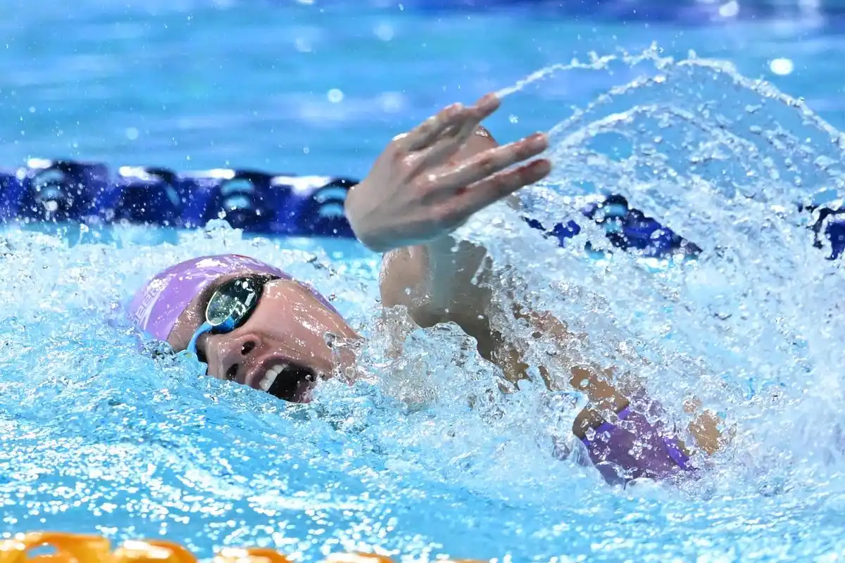 游泳——女子200米自由泳:柳雅欣夺冠