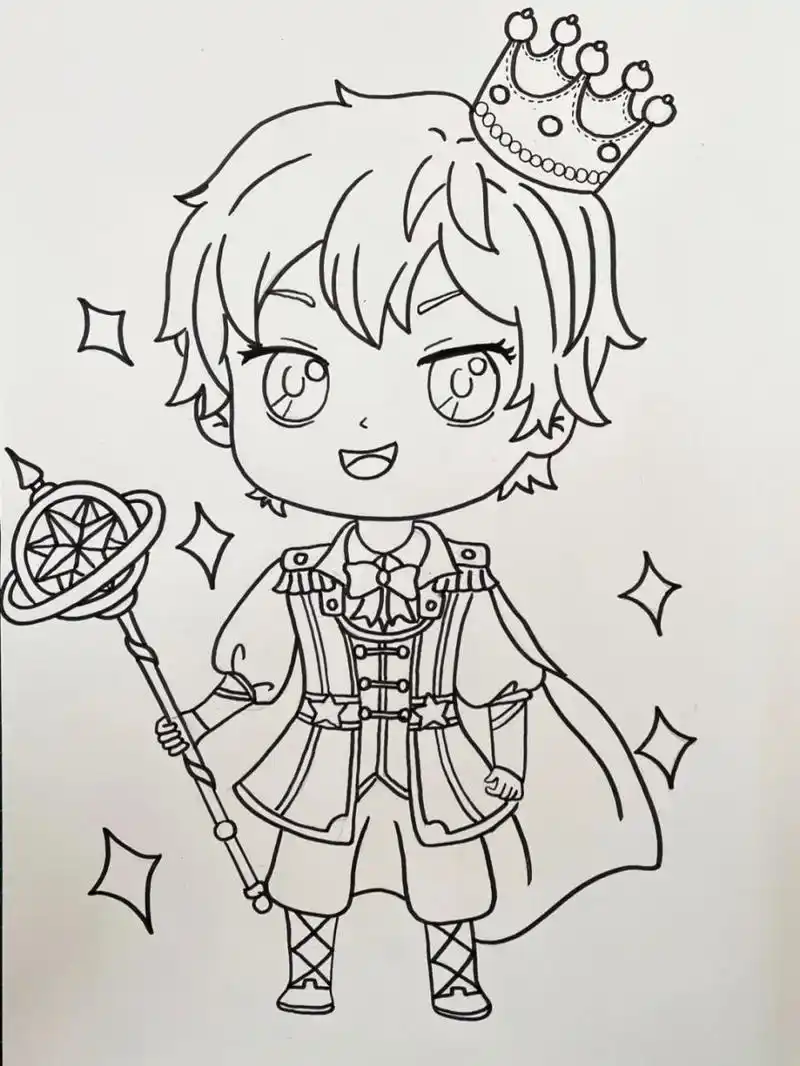 小王子,国王0699##动漫分享# #马克笔动漫# #儿童画# #动漫手绘