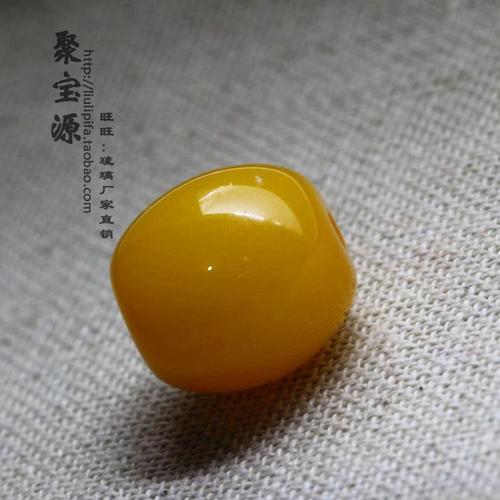 优化老蜜蜡棕色桶珠圆珠散珠琥珀单珠散珠diy手串配珠转运珠
