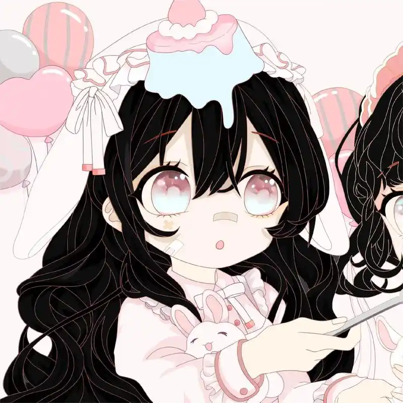 很适合做姐妹头像哦