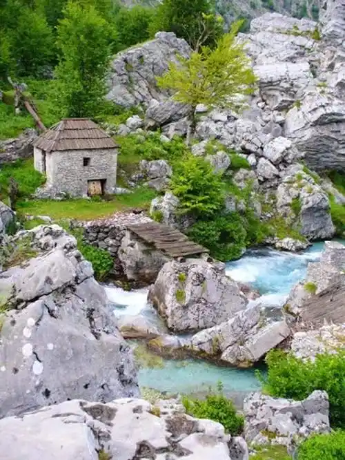 有山有水山间小屋图片,江南水乡图片壁纸