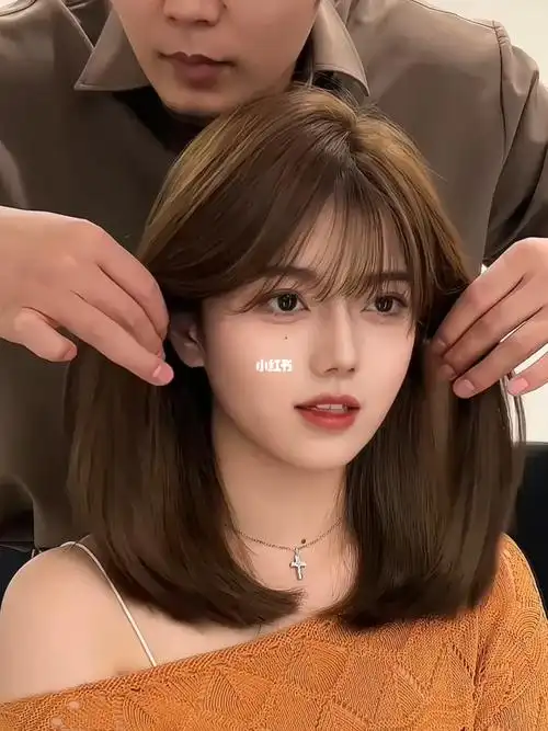 减龄高级显气质锁骨发73中发发型齐肩发推荐