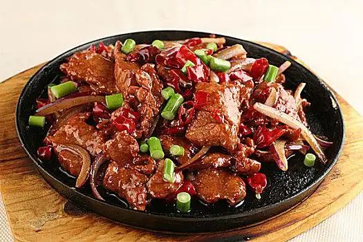 铁板牛肉图片