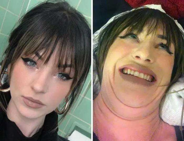 漂亮妹子晒丑照,差别到怀疑这个世界!