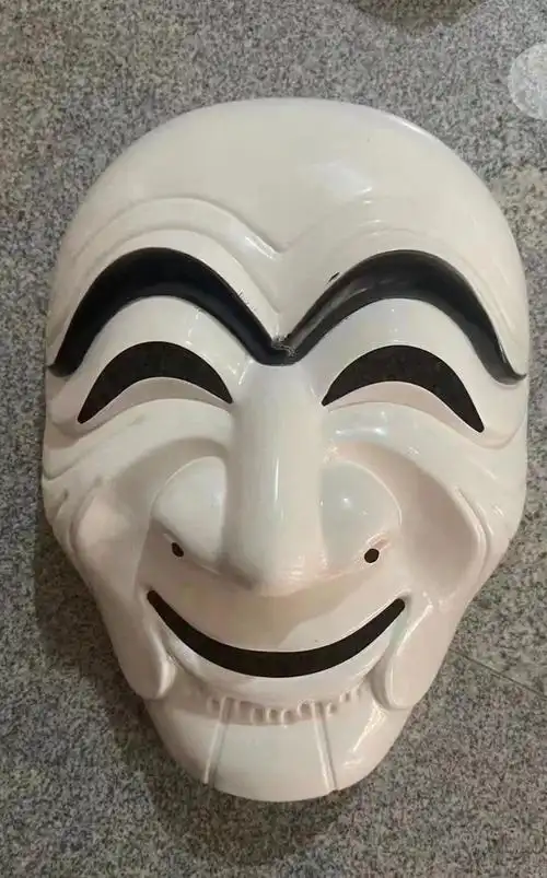 新款韩版万圣节面具 纸钞屋纸牌屋河回假面 演出面具电影面罩