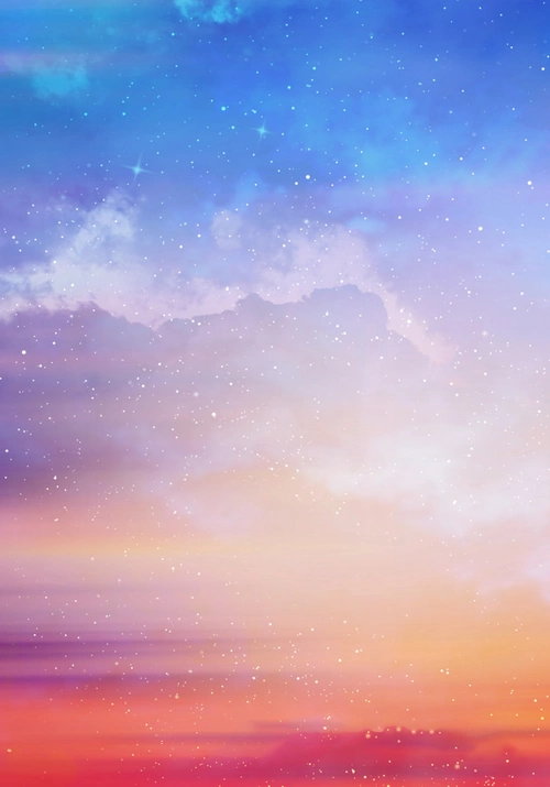 彩色 天空 云 素材2