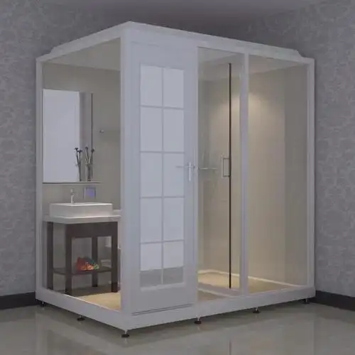 玻璃集成卫生间 玻璃一体集成式卫生间