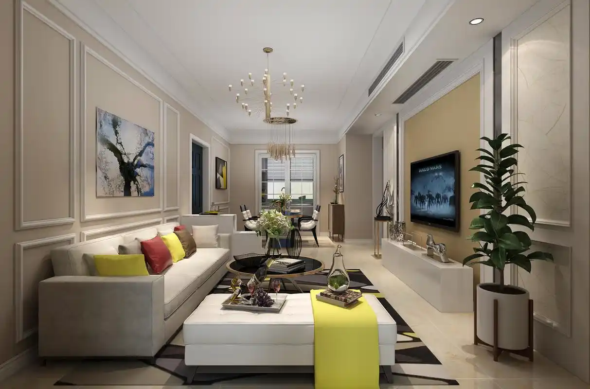 现代四居室125平米30万-葛洲坝玖珑府装修案例-合肥房天下家居装修网