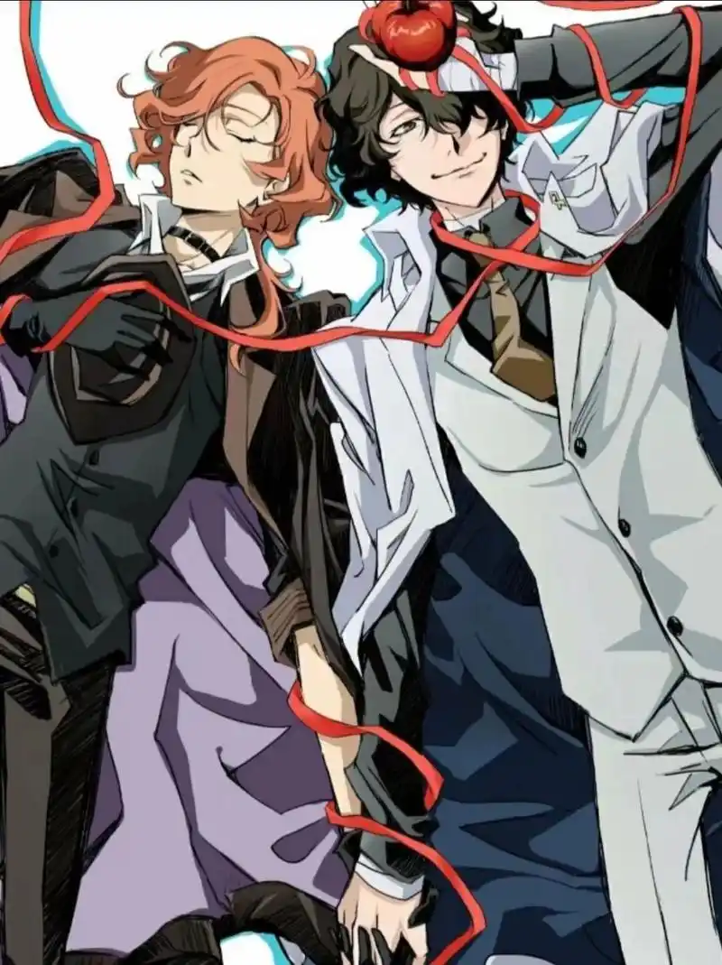 文豪野犬# 来跟着我一起磕中也与太宰.