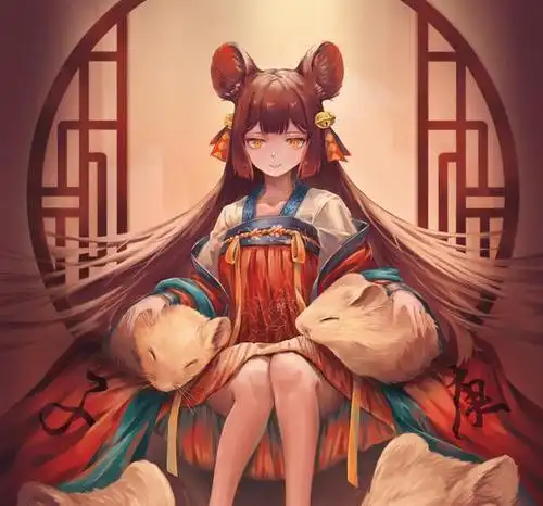 动漫美图,多彩的宫廷文化,汉服女性插画特辑