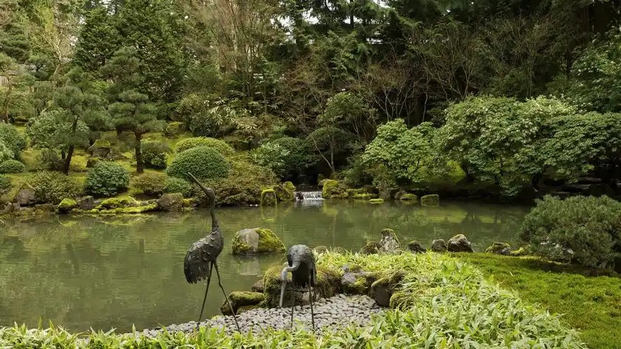 旖旎花园风景摄影高清宽屏桌面壁纸