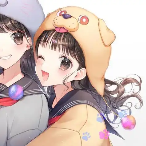 闺蜜头像精选卡通动漫可爱