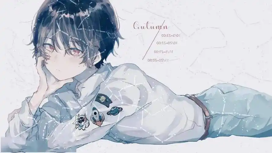 二次元男生壁纸日本插画师あめのじゃ