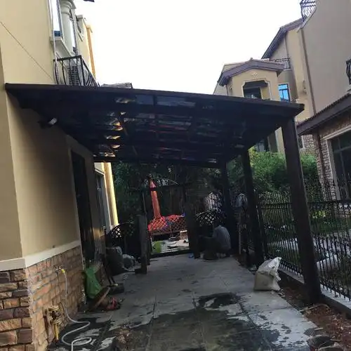 赫斯唯 停车棚 定制户外别墅庭院遮阳遮雨蓬 家用小区