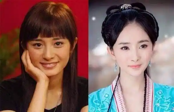 原创蓝盈莹早年旧照被扒大方脸型顺眼皮不明显与现在相比判若两人