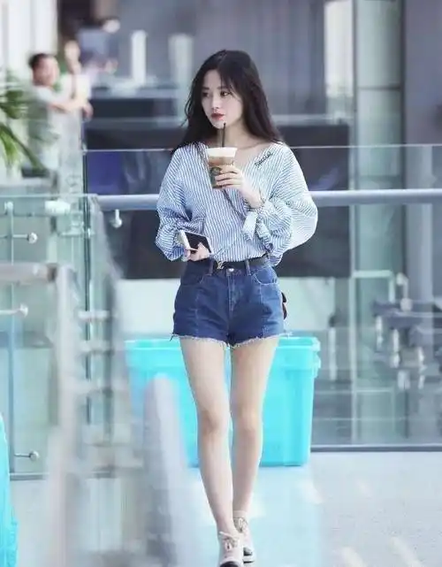 原创鞠婧祎夏季甜美清凉妆容真是美呆了个性穿搭气质清新脱俗