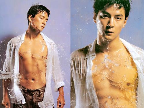 吴彦祖海报帅哥电影明星寝室怀旧写真照片墙宿舍墙贴壁纸装饰画23