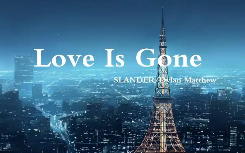 《love is gone》———slander/dylan matthew