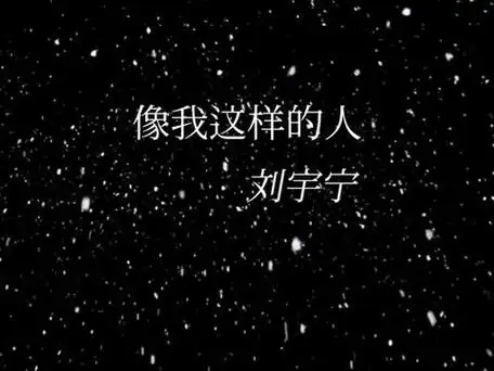 像我这样的人_刘宇宁 @摩登兄弟刘宇宁