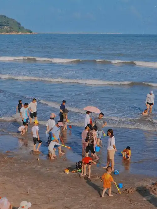 珠海阳光咀沙滩五一