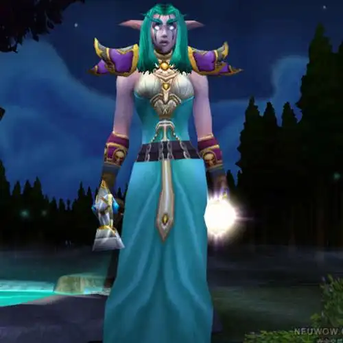 魔兽世界怀旧服:暗夜精灵这些妹子挺强,唯一能选择德鲁伊的职业