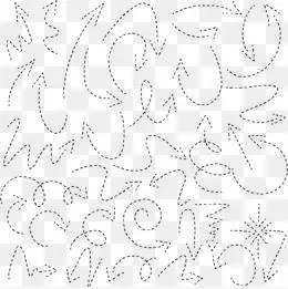 幼儿简笔画虚线长方形