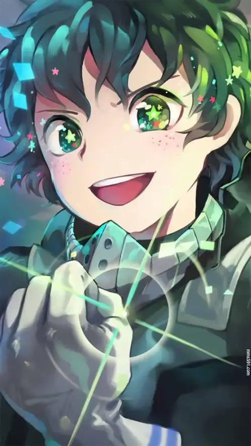 我的英雄学院男主角绿谷出久手机壁纸图片高清1080