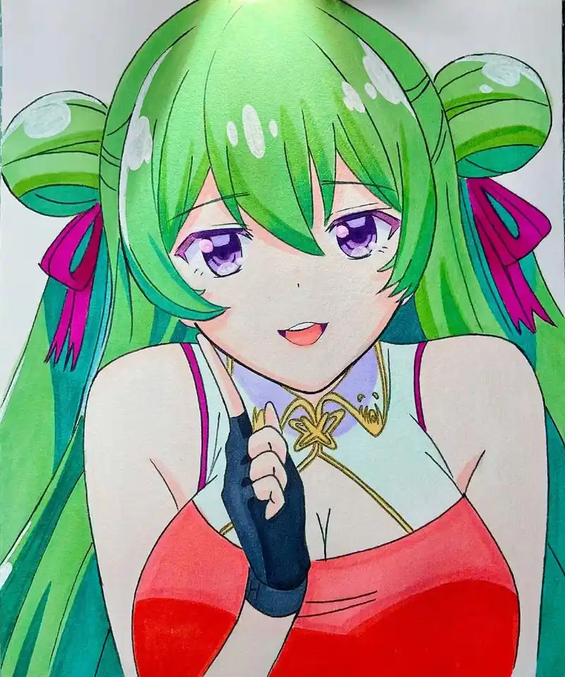 恋爱flops 白梦华老师‖马克笔手绘