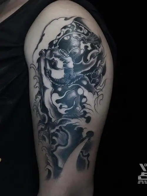 招财金蟾_纹身图案手稿图片_点刺青·点点的纹身作品集