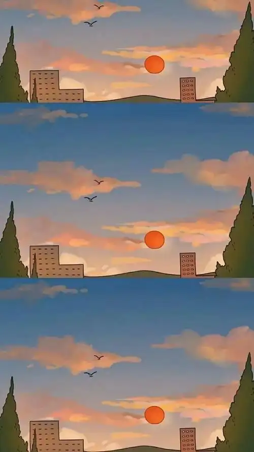 三屏壁纸想我的时候记得摸摸你的心我在里面