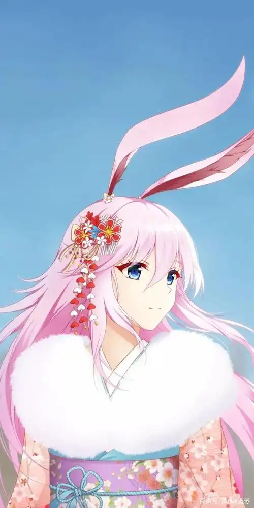 二次元兔耳少女系列壁纸
