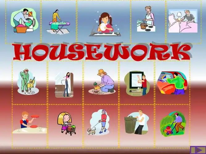 英语做家务词汇housework