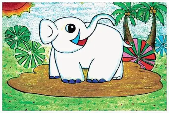 幼师幼儿简笔画作品