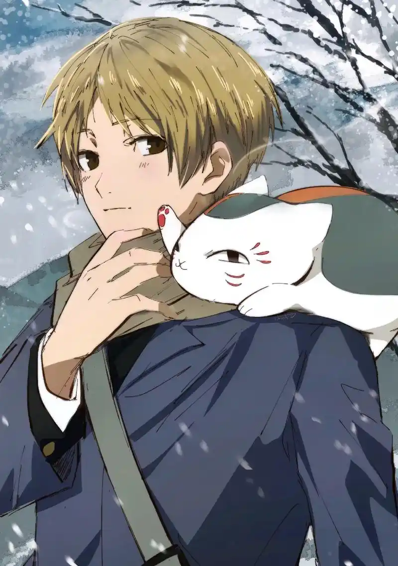 夕阳总会落在你身上,你也会快乐一场#夏目友人帐 #壁纸分享  - 抖音