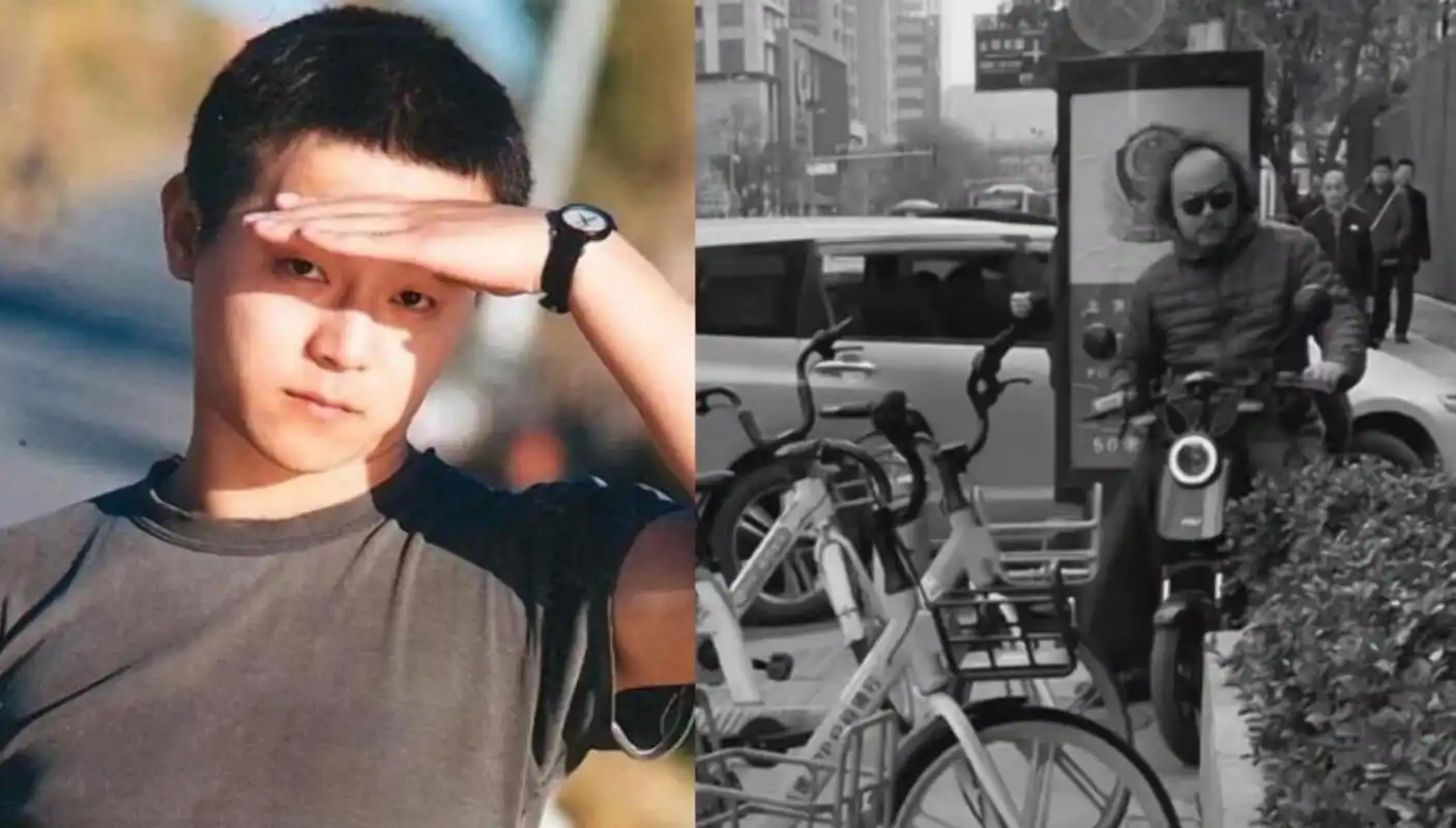 王菲前夫窦唯近况曝光,骑电动车现身街头,头发快秃光造型邋遢