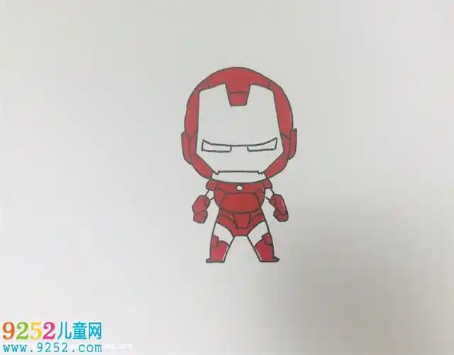 钢铁侠怎么画教程动漫人物简笔画