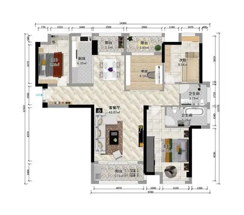 130平方房子好的户型有哪些?装修设计频道为您精心推荐130平米户型