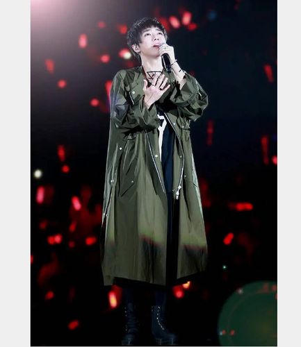 华晨宇同款外套男2019秋冬新款重磅随性休闲宽松oversize长款风衣