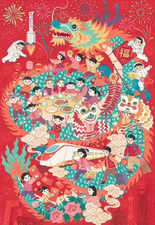 "赏年画·过大年"丨"新生活·新风尚·新年画"——芒市文化馆2024年