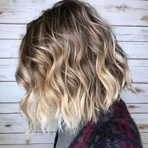 漂发色1到10度的图片(头发漂色八度效果图)