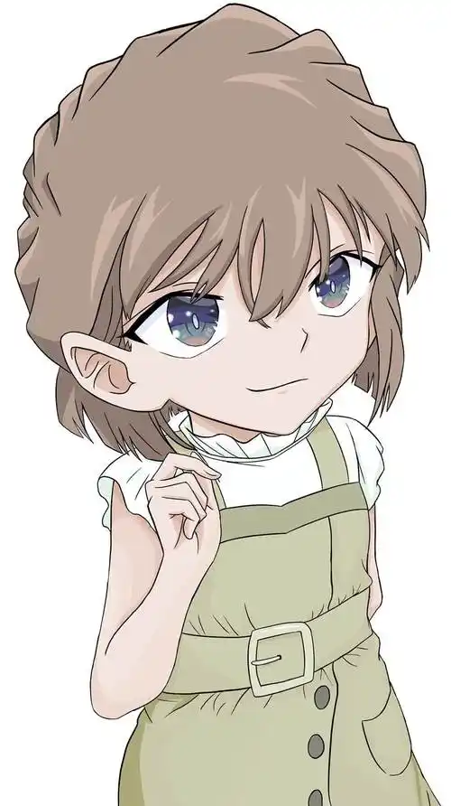 灰原哀ちゃん|くろむ的名侦探柯南插画图片