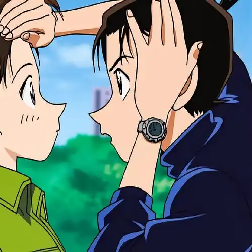 毛利兰与工藤新一的情头来了,我们新兰就是最配的小情侣#集小兰##二