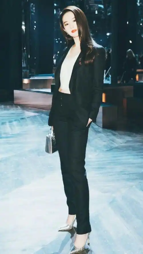 刘亦菲眼神杀##刘亦菲纯白西装