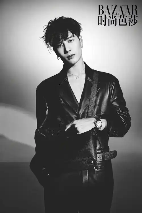 王嘉尔酷帅光影写真图片610
